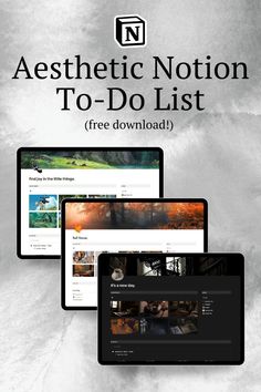 the aesthetic motion to - do list is displayed on multiple devices