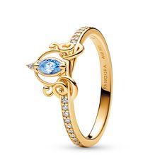 Cinderella's Carriage Ring by Pandora | Disney Store Cinderella Ring Engagement, Pandora Cinderella Ring, Pandora Disney Rings, Moana Quince, Disney Princess Rings, Cinderella Ring, Cinderella's Carriage, Disney Rings, Cinderella Slipper