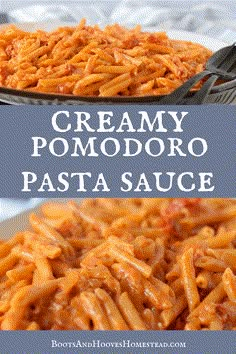 creamy pomodoro pasta sauce is an easy and delicious side dish that everyone will love