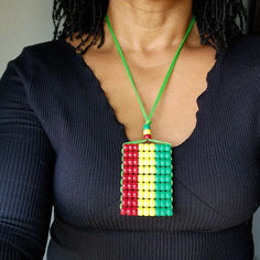 Rasta Flag Car Danglers/ Necklace . Mini Beaded Flag 2.5" x 3". Adjustable. Rasta Flag, Beads To Buy, Car Rear View Mirror, Flag Pole, Car Mirror, The Flag, Rear View Mirror, Rear View, Affiliate Links