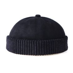 docker-cap-brimless-hat-worker-hat-rolled-cuff-retro-peakless-cap-landlord-hat Sailor Cap, Brimless Hat, Wool Hat Knit, Bucket Cap, Make Money Now, Winter Cap, St Kitts And Nevis, Skull Cap Beanie, Wool Hat