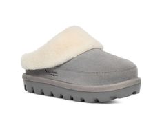 Koolaburra by UGG Tizzey | Zappos.com Koolaburra By Ugg, Suede Slippers, Ugg Slippers, Boot Bag, Suede Material, Faux Fur Collar, Women's Wardrobe, Fur Collar, Fur Collars