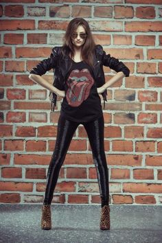 Look Rock Chic, Girls Night Out Outfits, Fashion 80s, Rock Outfit, Rock Outfits, Style Rock