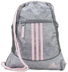 Casual Nylon Gym Bag For Workout, Pink Nylon Gym Bag, Functional Pink Gym Bag For Sports, Sporty Adidas Outdoor Bags, Adidas Sporty Outdoor Bags, Sporty Adidas Bags For Outdoor, Adidas Sports Bag In Pink, Pink Nylon Gym Backpack, Casual Pink Gym Bag For Outdoor