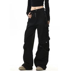 Fashion Black Cargo Jeans Look effortlessly stylish in these Fashion Black Cargo Jeans. With their sleek black color and cargo design, these jeans offer both fashion and function. The multiple pockets provide convenient storage while the relaxed fit allows for comfortable movement. Upgrade your wardrobe with these must-have jeans. Size:S: Waist: 66cm/ 25.9?in, Hips: 100cm/ 39.4?in, Length: 100cm/?39.4 inM: Waist: 70cm/ 27.6?in, Hips: 104cm/ 40.9?in, Length: 101cm/?39.8 inL: Waist: 74cm/ 29.1 in, Hips: 108cm/?42.5 in, Length: 102cm/ 40.2 inXL: Waist: 78cm/?30.7 in, Hips: 112cm/ 44.1 in, Length: 103cm/ 40.6 inMaterial: Denim Black Cargo Jeans, Kawaii Swimsuit, Cargo Design, Dark Academia Clothing, Anime Lingerie, Aesthetic Dark Academia, Jeans Look, Cottagecore Fashion, Jeans Cargo