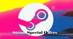 the logo for steam special offers is shown in this graphic illustration, which appears to be an image of a person's head