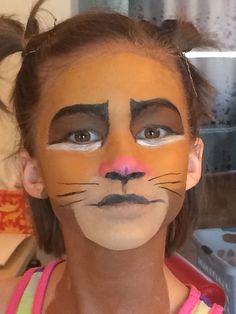 First attempt at doing a Simba makeup for my daughter's school play. Pictures in full costume to come... Simba Makeup Lion King, Nala Face Paint, Simba Face Paint, Lion King Jr Makeup, Simba Makeup, Simba Coloring Pages, Simba Costume, Lion King Makeup, Nala And Simba