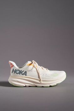 HOKA® Clifton 9 Sneakers | Anthropologie Hoka Shoes Woman, Cute Running Shoes, Hoka Clifton 9, Clifton 9, Hoka Clifton, Hoka Shoes, Pretty Shoes Sneakers, Chic Heels, Cute Sneakers