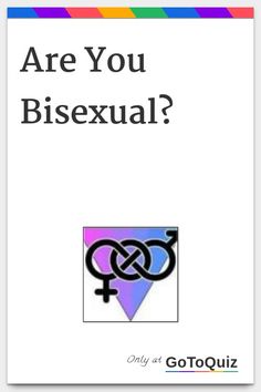 a white card with the words are you bisexual?