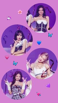 Blackpink Matching Icons Ot4, Bff Ppleri, Blackpink Black, 3 Best Friends, Best Friend Match, Blink Book, Edit Kpop