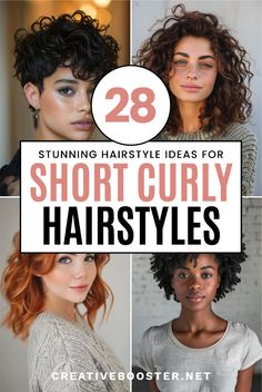 Click for More ➡️ | Save for Later ❤️  🌟 Discover 34 stunning short curly hairstyles that are shaking up! From bold pixies to playful bobs, these styles are perfect for anyone looking to make a statement with their curls.   Whether you're seeking a chic, sophisticated cut or a wild, daring style, we've got you covered. Pin your favorites and get ready to inspire your next big hair change! 💇👩‍🦱✨  #ShortCurlyHairstyles #CurlyHaircuts2024 #CurlyHairInspiration #PixieCutsForCurlyHair #CurlyBobs #StylishCurlyHair #WomenHaircuts #HairStyleIdeas #BeautyTrends2024 #FashionForward Short Bobs Curly Hair, Short Curly Hair Shag Haircut, Woman Curly Haircut, Hair Cuts For Short Hair Women Curly, Hairstyles Thick Curly Hair, Shirt Curly Bob, Short Curly Hair For White Women, Sorry Curly Hair Styles, Oval Face Short Curly Hair