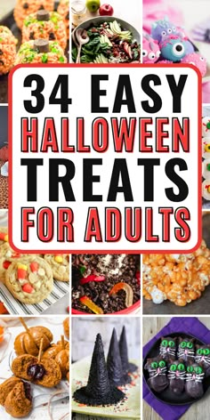 easy halloween treats for adults to make