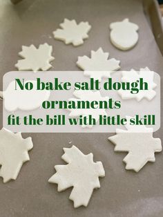 no bake salt dough ornaments fit the bill with little skill - click