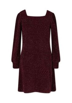 Shimmering with gorgeous glitter details, this stunning dress from Speechless is perfect for her to wear to special occasions. | Speechless Girls 7-16 Glitter Printed Dress, Burgundy Kids Party Dresses, Party Dress Long Sleeve, Glitter Print, Girls Long Sleeve, Stunning Dresses, Red Dress, Print Dress, Party Dress, Girl Outfits