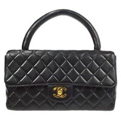 Top Seller for Chanel Black Lambskin Medium Classic Flap Handbag 180508, Womens Bags Shopping Bag With Removable Pouch And Double Flap, Double Flap Satchel For Shopping, Black Leather Double Flap Bags, Black Double Flap Bag For Daily Use, Black Double Flap Bag For Business, Black Double Flap Business Bag, Luxury Black Double Flap Satchel, Classic Handheld Flap Bag For Shopping, Daily Use Double Flap Bag With Removable Pouch