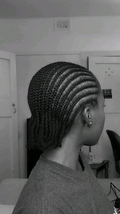 Hairstyles for black girls #1 #blackgirl #hairstylesforshorthair #aesthetic #blackandwhite #cornrowstyles Freehand Hairstyles 2024, African Cornrows Natural Hair, Cornrow For Wigs, Natural Cornrows For Black Women, Cornrows For Wig, Natural Cornrow Hairstyles For Black Women, Flat Braids Hairstyles, Braid Out Hairstyles Natural Hair, Natural Hair Styles Cornrows