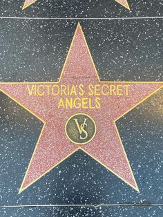 the star for victoria's secret angels on the hollywood walk of fame