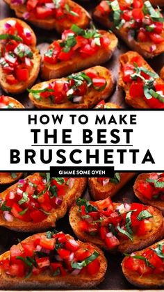 the best bruschetta recipe ever