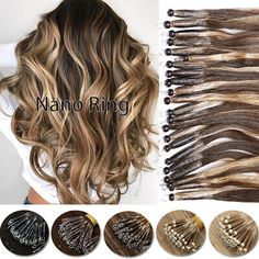 ad eBay - Russian Nano Ring Tip 100% Remy Human Hair Extensions Micro Loop Beads THICK 50G - Buy Now, click the link (eBay) Ponytail Wrap, Real Human Hair Extensions, Remy Hair Extensions, 100 Remy Human Hair, Remy Human Hair Extensions, Styling Products, Hair Beads, Real Human Hair, Wigs Hair Extensions