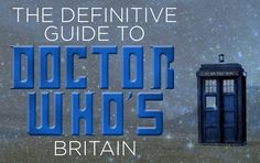 the title for doctor who's next episode is shown in front of an image of a tardish