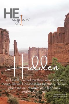 an image of a desert scene with the words hidden