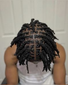 Instant Locs Men, Cornrows Into Twists Men, Barrel Twist Locs Men, Men’s Loc Styles, Male Locs, Loc Hairstyles For Men, Lock Hairstyles, Instant Locs, Locs Men