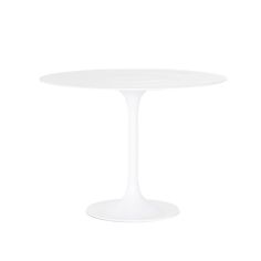 an image of a white table on a white background that looks like it could be used in a restaurant or cafe