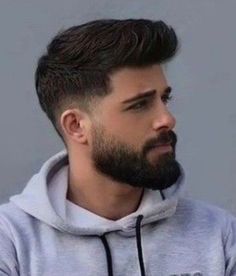 Top Haircuts For Men, Haircut Names For Men, Hear Style, Beard Styles Short, Beard Haircut, Gentleman Aesthetic, Cool Mens Haircuts, Beard Style, Boys Dp