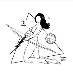 Sagittarius Jupiter, Goddess Sagittarius, Kayla Lauren, Human Figure Sketches, Flash Sheet, Bad Art, Minimalist Drawing, Calendar Ideas, Higher Learning