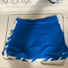 Nike Dri Fit Lined Skirt Brand New Condition Nike Skirted Tennis Skirt With Lining, Nike Tennis Skirt With Lining, Nike Mini Skort, Blue Mini Skort With Built-in Shorts, Nike Casual Skirted Skort, Nike Sporty Short Skirt, Nike Short Tennis Skirt For Summer, Nike Summer Short Tennis Skirt, Nike Summer Tennis Skirt