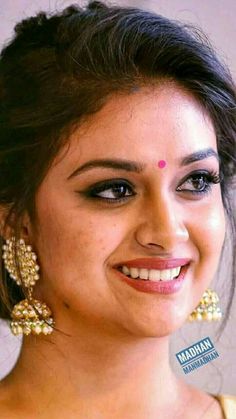 Keerthi Suresh, Keerthy Suresh, Bollywood Hairstyles, Beauty Smile, Indian Beauty Saree, Beautiful Smile, Beautiful Skin