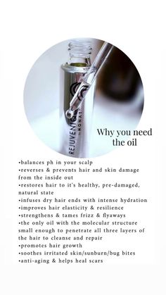 Dry Hair Ends, Monat Rejuveniqe Oil, Oil Treatments, Love Your Hair, Oil Benefits, Best Oils, Hair Restoration, Promotes Hair Growth