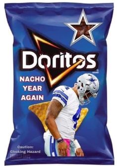 doritos nacho year agon chips with football helmet on the front and side