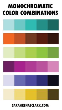 the color scheme for monochromatic colors