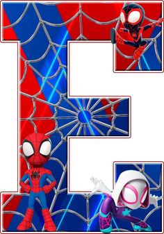 the letter e is for spiderman