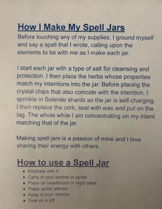 How to Use Spell Jars Where To Keep Spell Jars, Sleeping Spell Jar, What To Do With Spell Jars After, How To Write Spells, House Protection Spell Jar, Spells That Actually Work No Ingredients, Spell Jars Recipes For Beginners, Spell To Get A House, Beauty Spell Jar