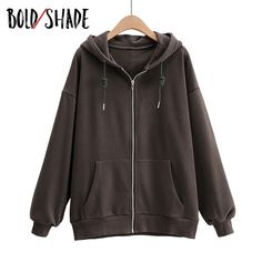 Brand Name: Bold ShadeMaterial: COTTONSleeve Style: RegularHooded: YesOrigin: CN(Origin)Season: Spring/AutumnDecoration: zipperStyle: Young StyleYoung Style: Preppy StyleItem Type: HoodiesSleeve Length(cm): FullRelease Date: Autumn 2020Thickness: STANDARDFabric Type: COTTONModel Number: 2000s Vintage Aesthetic Trends HoodiesClothing Patterns: LOOSEWeight: 570gLiner Type: None-LinerType: Zip-upMaterial Composition: Synthetic FiberGender: WOMENPattern Type: SolidFabric content: 96% and aboveClo... 90s Streetwear Fashion, Women Grunge, Y2k Women, No Bad Days, Future Wardrobe, Streetwear Mode, Grunge Streetwear, Fashion Hoodies, Style Preppy