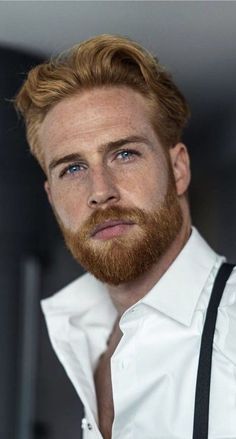 Light Brown Beard Men, Hot Ginger Hair Men, Handsome Redhead Men, Man With A Beard, Ginger Beard