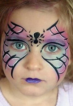 Maquillaje Halloween Infantil, Gory Halloween Makeup, Kids Witch Makeup, Witch Face Paint, Carnaval Make-up, Halloween Makeup For Kids, Halloween Makeup Witch, Obličejové Masky, Makeup Zombie