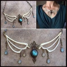 Bone Necklace, Bone Jewelry, Skull And Bones, Fantasy Jewelry, Jewelry Inspo