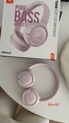 the new jbl pure bass wireless headphones are in its original box and ready to be shipped