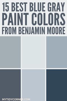 Collage of the best blue gray paint colors by Benjamin Moore. Bm Britannia Blue, Colors That Go With Midnight Blue, Gray Blue Walls Living Room, Bm Blue Gray Paint Colors, Benjamin Moore Blue Kitchen Cabinets, Benjamin Moore Blue Porcelain, Blue Note Benjamin Moore, Benjamin Moore Slate Blue, Benjamin Moore Blue Gray