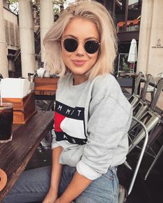 Short Hair Trends, Peinados Fáciles Para Cabello Corto, Short Hair Balayage, Trending Hairstyles, Short Hair Styles Easy, Grunge Hair, Rip Curl, Hairstyles Haircuts, Hair Cut