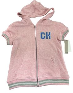 I just added a new item to eBay, Calvin Klein Jeans Girls Zip Up Hoodie Short Sleeve Size M (8/10) 62 PINKHT! #eBay #eBaySeller Pink Casual Sports Hoodie, Pink Stretch Hooded Sweatshirt, Pink Stretch Casual Sweatshirt, Sporty Stretch Pink Sweatshirt, Pink Stretch Hooded Hoodie, Casual Pink Sweatshirt With Adjustable Hood, Sporty Pink Stretch Hoodie, Pink Stretch Hoodie For Spring, Pink Athleisure Sweatshirt With Double-lined Hood