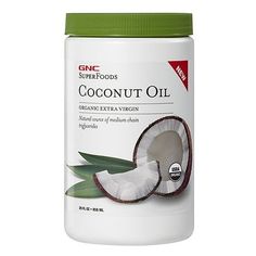 GNC SuperFoods Coconut Oil 29 fl.oz. Coconut Oil For Lips, Health Packaging, Honey Skin, Virgin Oil, Coconut Oil For Face, Cholesterol Remedies