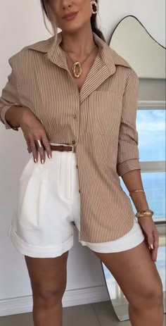 Summer Fashion Outfits, Mode Inspiration, Elegant Outfit, Outfits Casuales, Moda Fashion, Look Fashion, Classy Outfits