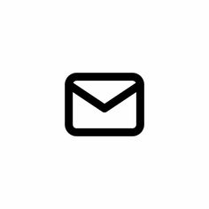 an email envelope icon on a white background