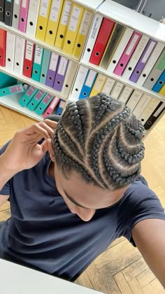 Corn Row Braids Styles, Cornrows Men, Corn Row, Hairstyle For Men