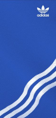 the adidas jersey is blue with white stripes