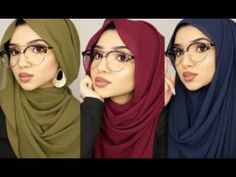 HIJAB STYLES FOR READING GLASSES | SAIMASCORNER - YouTube How To Wear Hijab With Glasses, Hijab Style With Glasses, Turban Cap Style, Hijab Tutorial With Glasses, Hijab With Glasses, Different Hijab Styles, Fashion Illustration Face